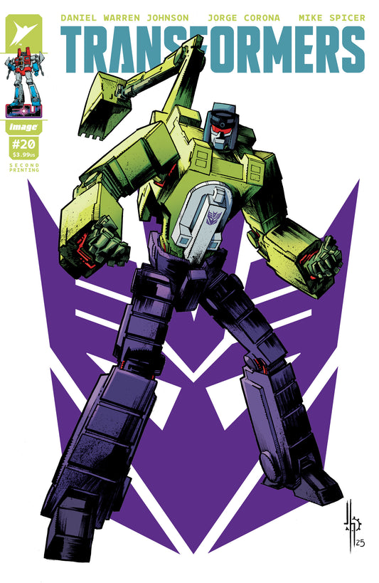 TRANSFORMERS #20 2ND PTG CVR A JASON HOWARD DECEPTICON CVR
