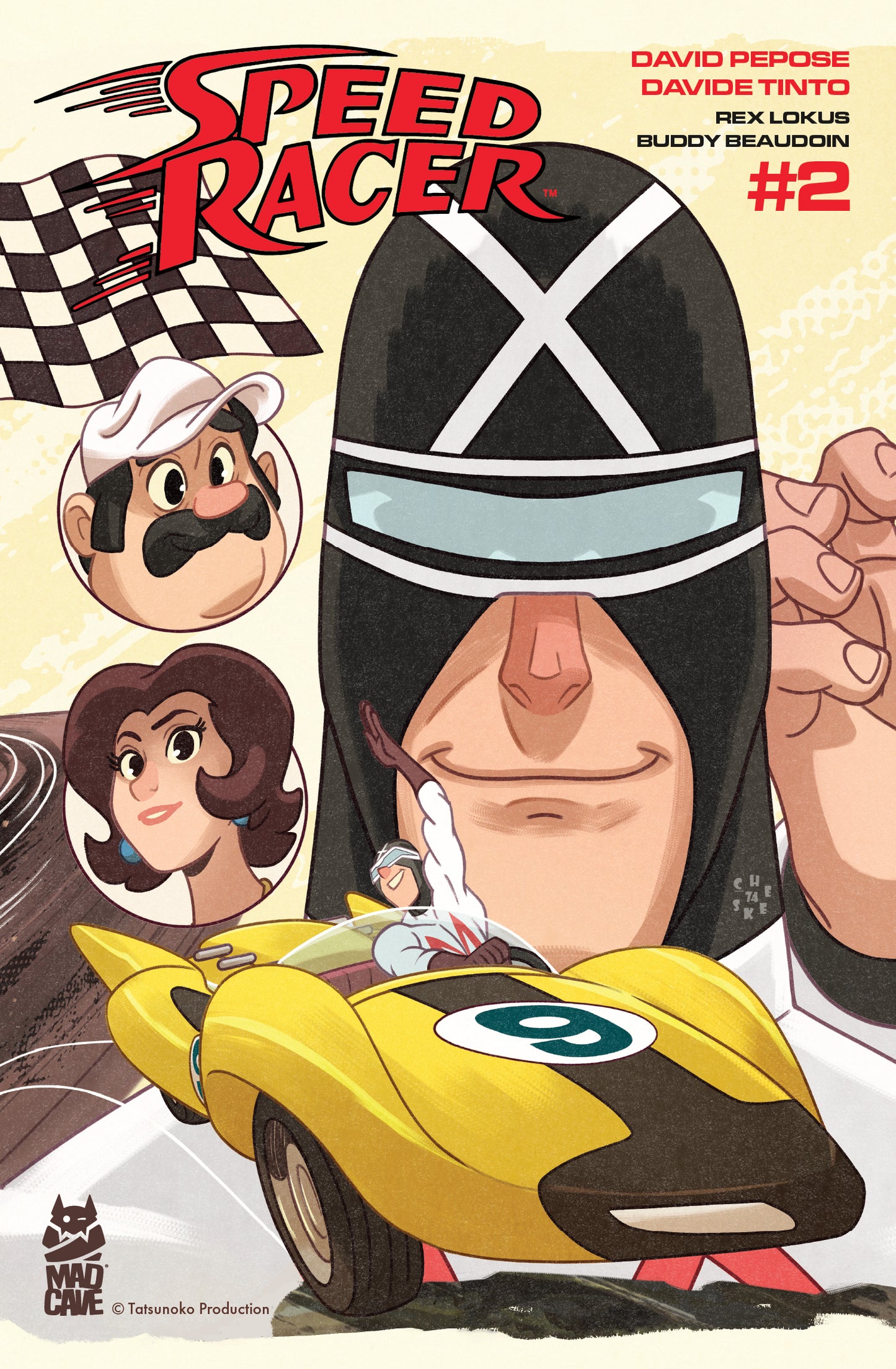 SPEED RACER #2 CVR B SEAN GALLOWAY RETRO MANGA VAR