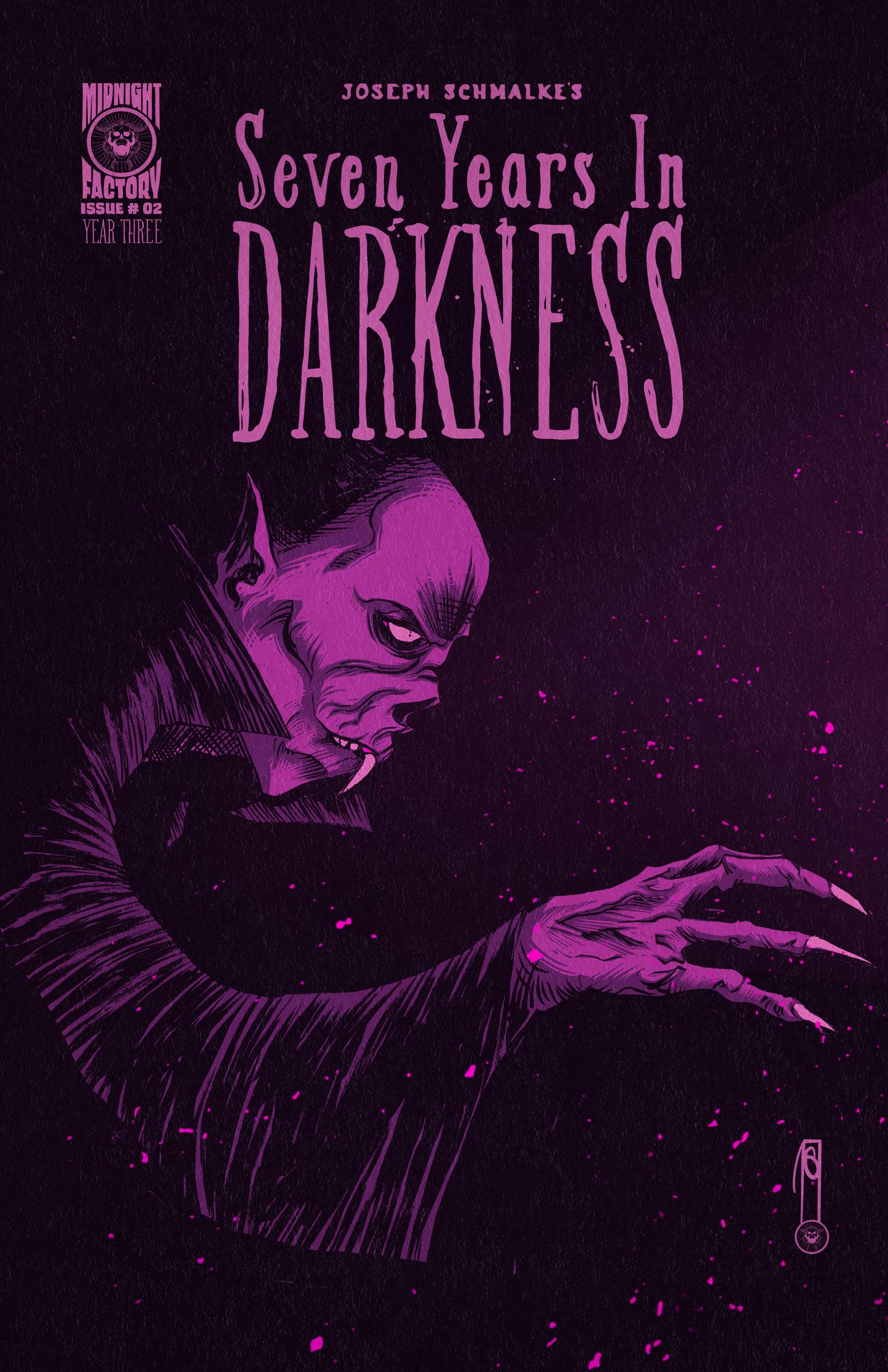 SEVEN YEARS IN DARKNESS YEAR THREE #2 CVR B JOSEPH SCHMALKE MISTER WHISPERS VAR
