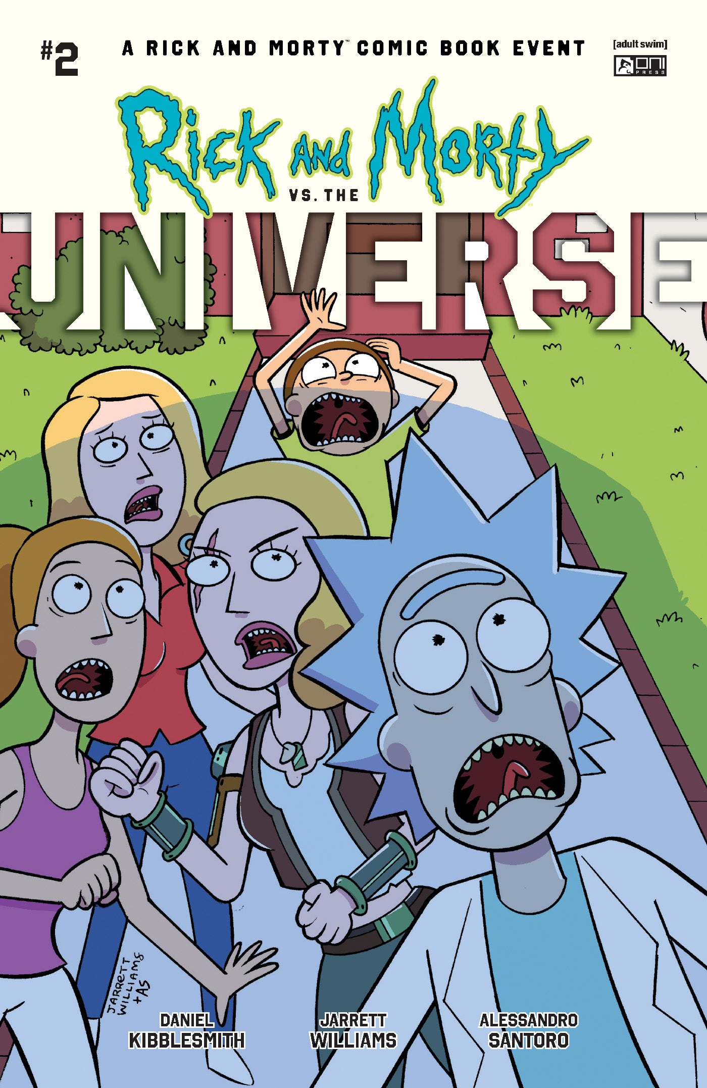 RICK AND MORTY VS THE UNIVERSE #2 (OF 4) CVR E INC 1:50 JARRETT WILLIAMS PRIME VAR