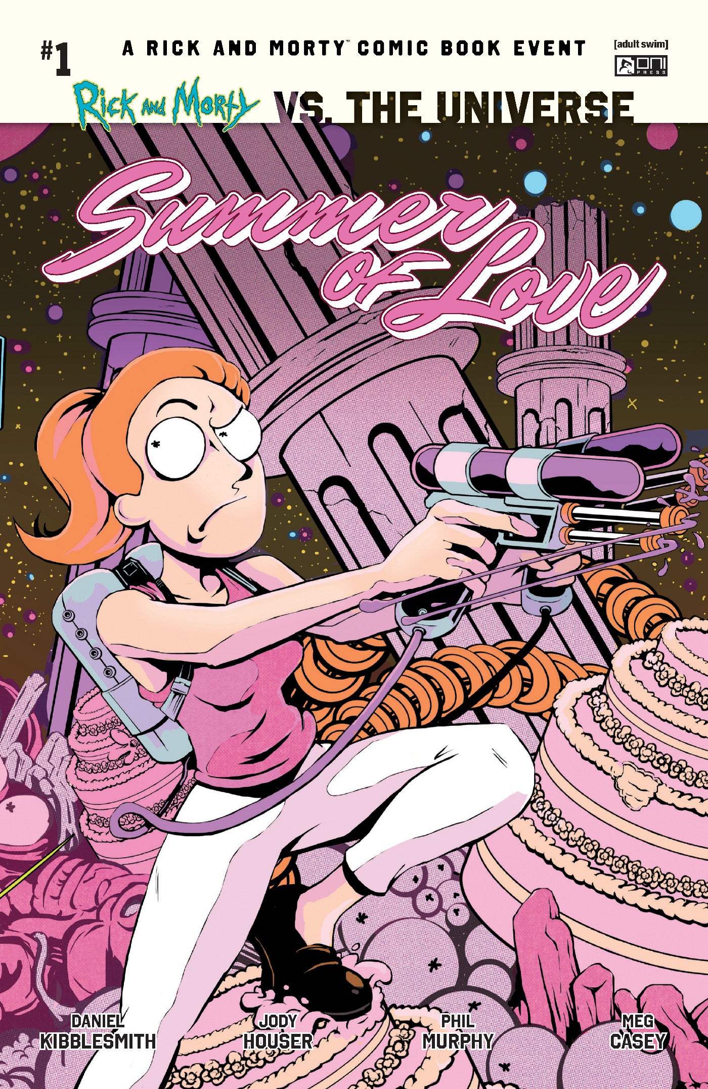 RICK AND MORTY VS THE UNIVERSE SUMMER OF LOVE #1 (ONE SHOT) CVR C INC 1:10 FLOPS INTERLOCKING VAR