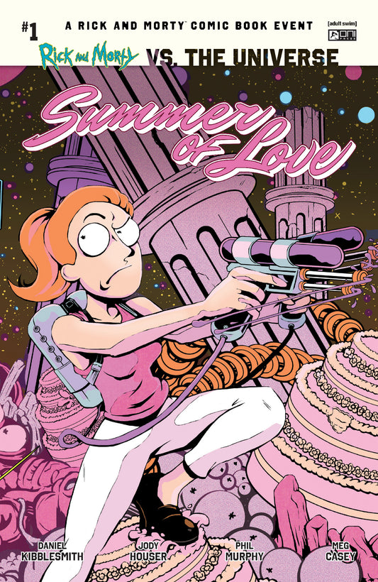 RICK AND MORTY VS THE UNIVERSE SUMMER OF LOVE #1 (ONE SHOT) CVR C INC 1:10 FLOPS INTERLOCKING VAR