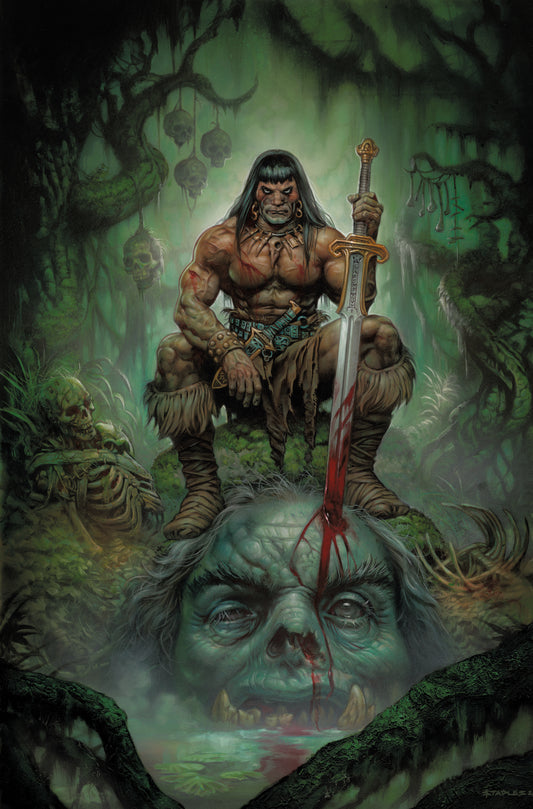 CONAN THE BARBARIAN #23 CVR G GREG STAPLES GLOW IN THE DARK VAR (MR)