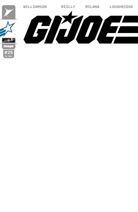 GI JOE #25 CVR G BLANK SKETCH JOE VAR