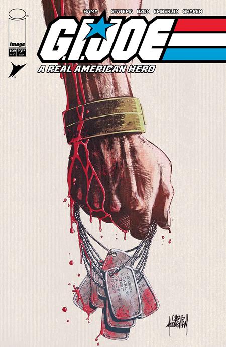 GI JOE A REAL AMERICAN HERO #109 HAMA FILES EDITION CVR B CHRIS MOONEYHAM VAR