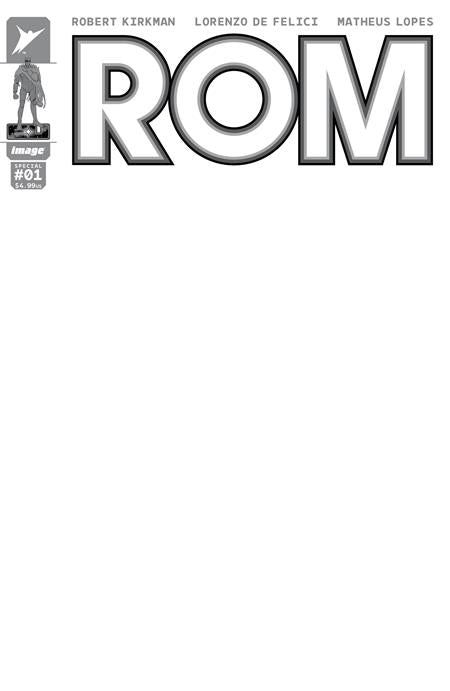 ROM SPECIAL #1 (ONE SHOT) CVR E BLANK SKETCH VAR Allocations May Occur