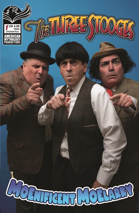 THREE STOOGES MOENIFICENT MOELARKY #1 CVR D STOOGETALK PHOTO VAR