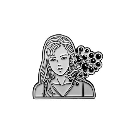 JUNJI ITO BLOOD BUBBLE ENAMEL PIN BADGE