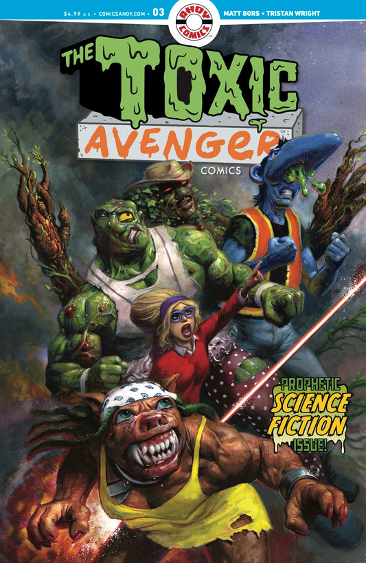 TOXIC AVENGER COMICS #3 CVR A FRED HARPER (MR)