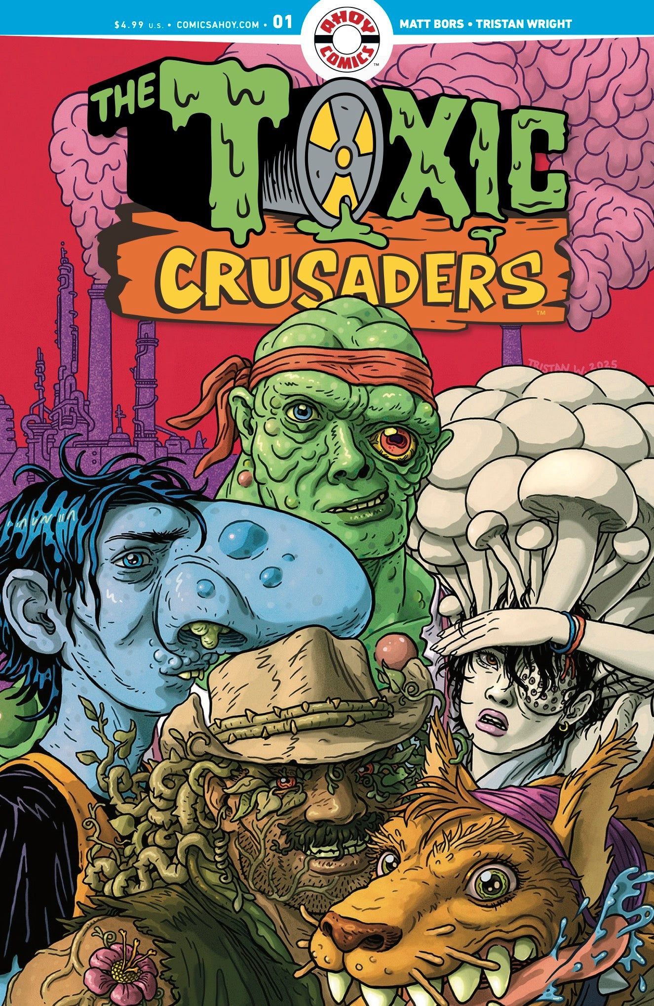 TOXIC CRUSADERS #1 (OF 5) CVR A TRISTAN WRIGHT (MR)