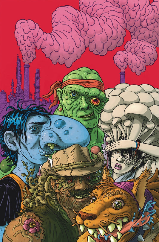 TOXIC CRUSADERS #1 (OF 5) CVR D TRISTAN WRIGHT EXCLUSIVE TRADING CARD BY MATT BORS VAR (MR)