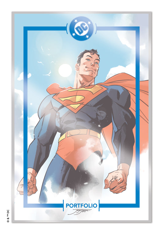 DC PORTFOLIO OF JORGE JIMENEZ SUPERMAN 8 PRINT SET