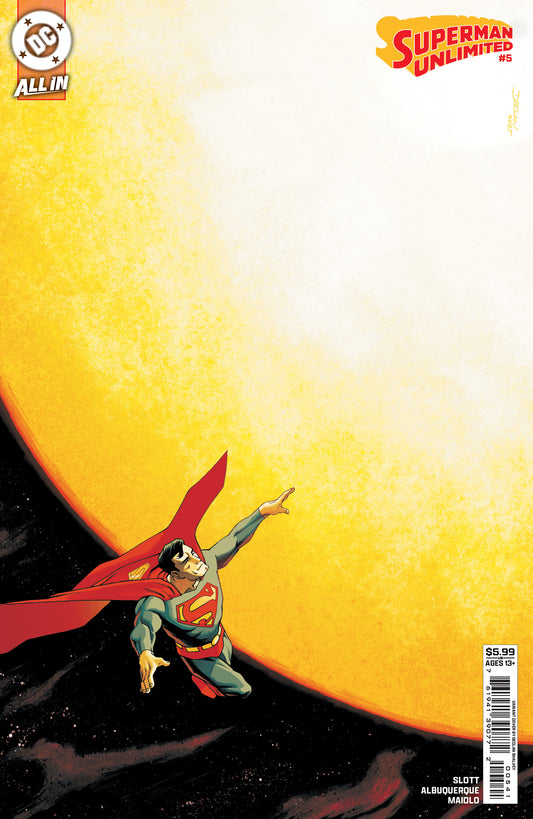 SUPERMAN UNLIMITED #5 CVR E DECLAN SHALVEY CARD STOCK VAR