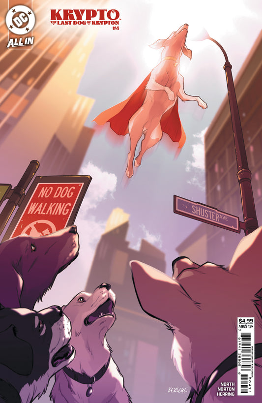 KRYPTO THE LAST DOG OF KRYPTON #4 (OF 5) CVR B KARL KERSCHL CARD STOCK VAR