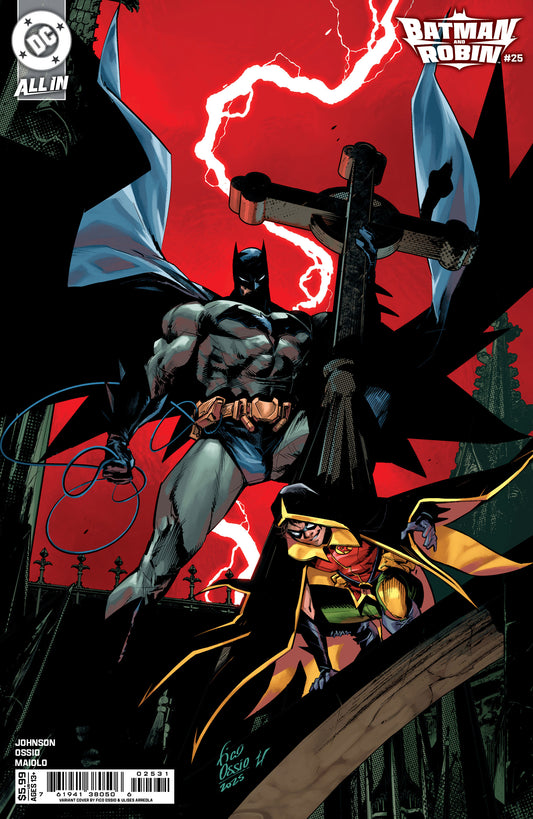 BATMAN AND ROBIN #25 CVR C FICO OSSIO CARD STOCK VAR