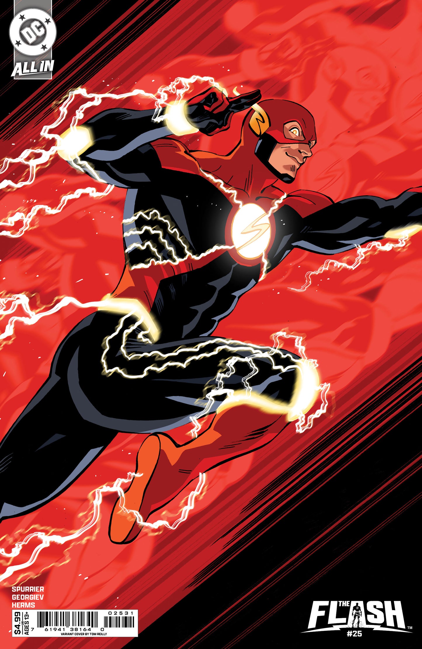 FLASH #25 CVR B TOM REILLY CARD STOCK VAR