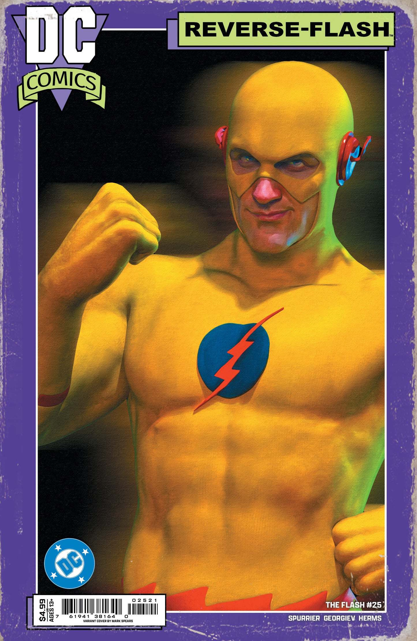 FLASH #25 CVR C MARK SPEARS CARD STOCK VAR
