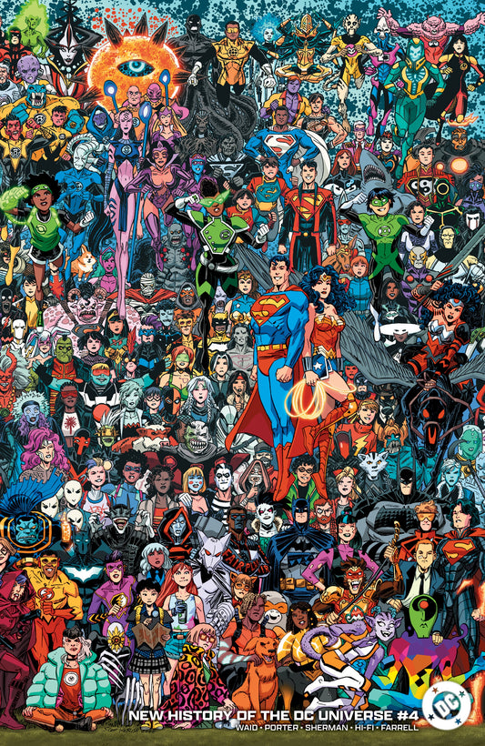 NEW HISTORY OF THE DC UNIVERSE #4 (OF 4) CVR D SCOTT KOBLISH LEGACY WRAPAROUND CARD STOCK VAR