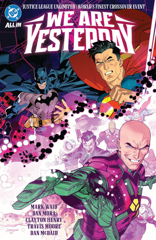 JUSTICE LEAGUE UNLIMITED WORLDS FINEST WE ARE YESTERDAY HC
