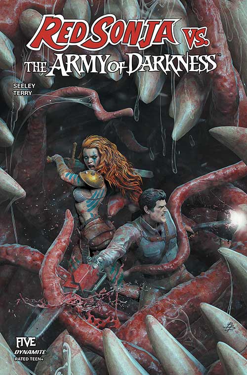 RED SONJA VS ARMY OF DARKNESS #5 CVR A BJORN BARENDS