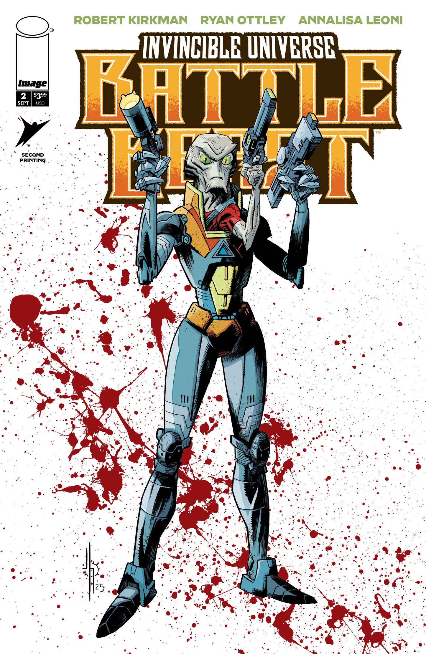 INVINCIBLE UNIVERSE BATTLE BEAST #2 2ND PTG CVR A JASON HOWARD