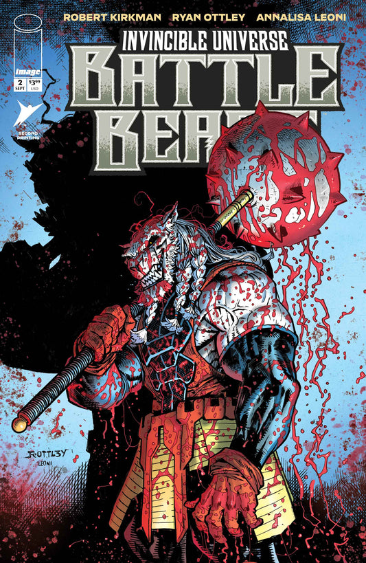 INVINCIBLE UNIVERSE BATTLE BEAST #2 2ND PTG CVR B RYAN OTTLEY & ANNALISA LEONI VAR