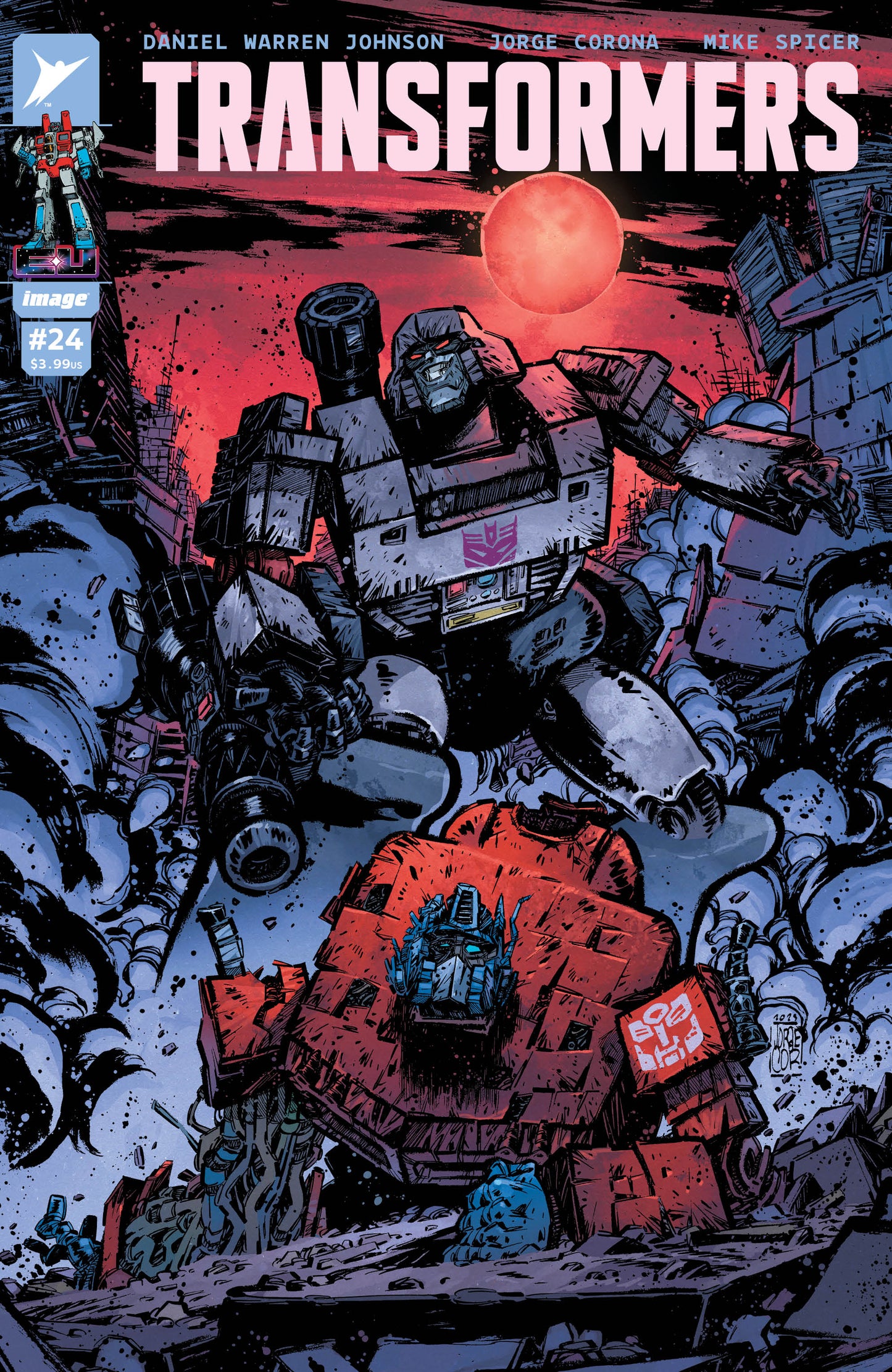 TRANSFORMERS #24 CVR B JORGE CORONA & MIKE SPICER VAR