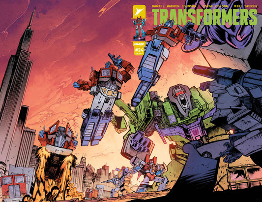 TRANSFORMERS #24 CVR F DANIEL WARREN JOHNSON & MIKE SPICER WRAPAROUND VAR