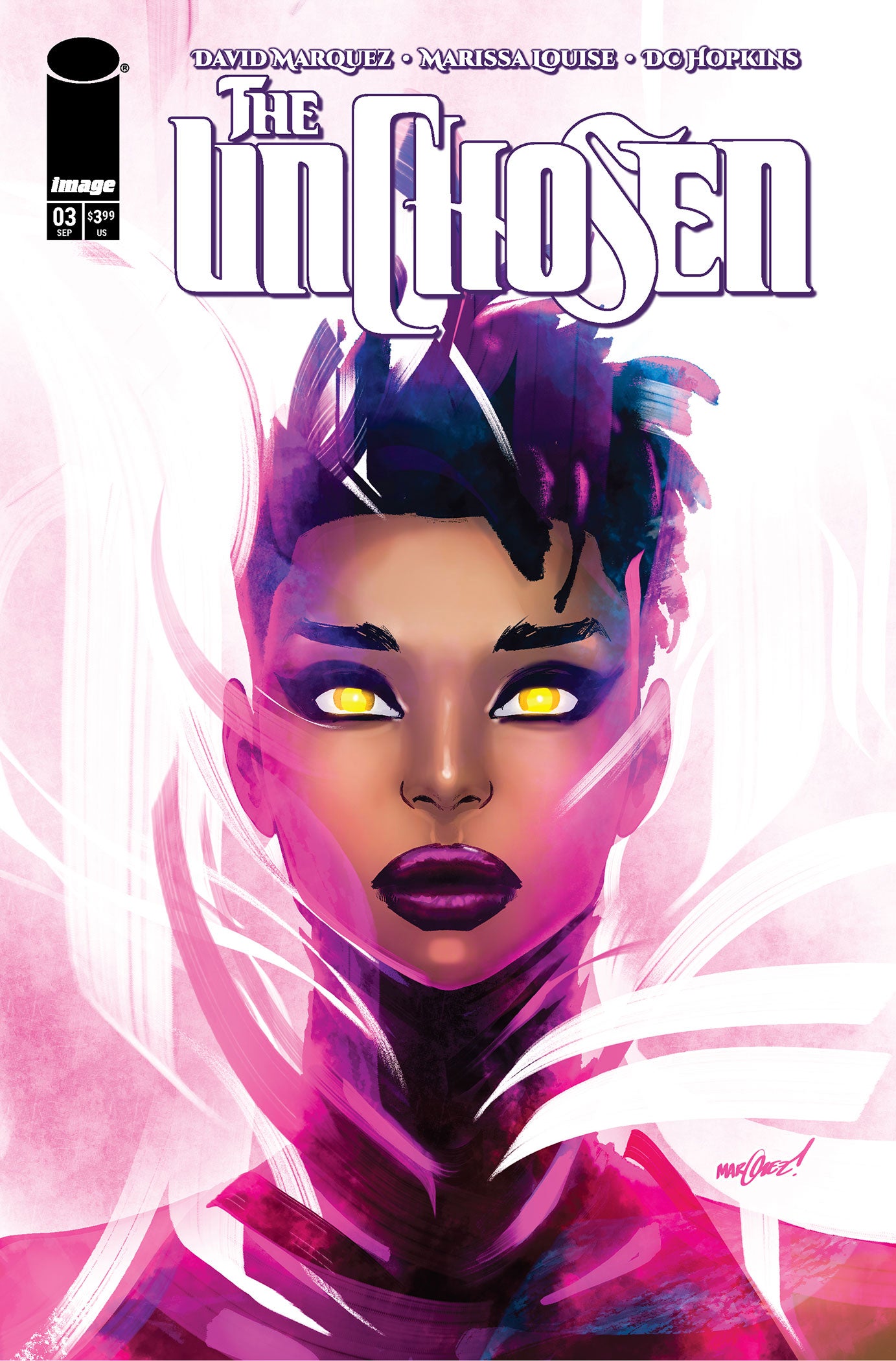 UNCHOSEN #3 (OF 4) CVR B DAVID MARQUEZ PINK VAR