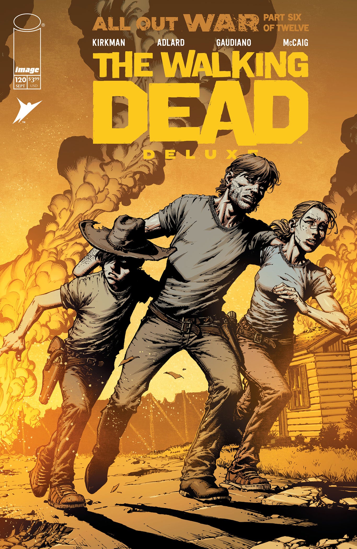 WALKING DEAD DELUXE #120 CVR A DAVID FINCH & DAVE MCCAIG (MR)