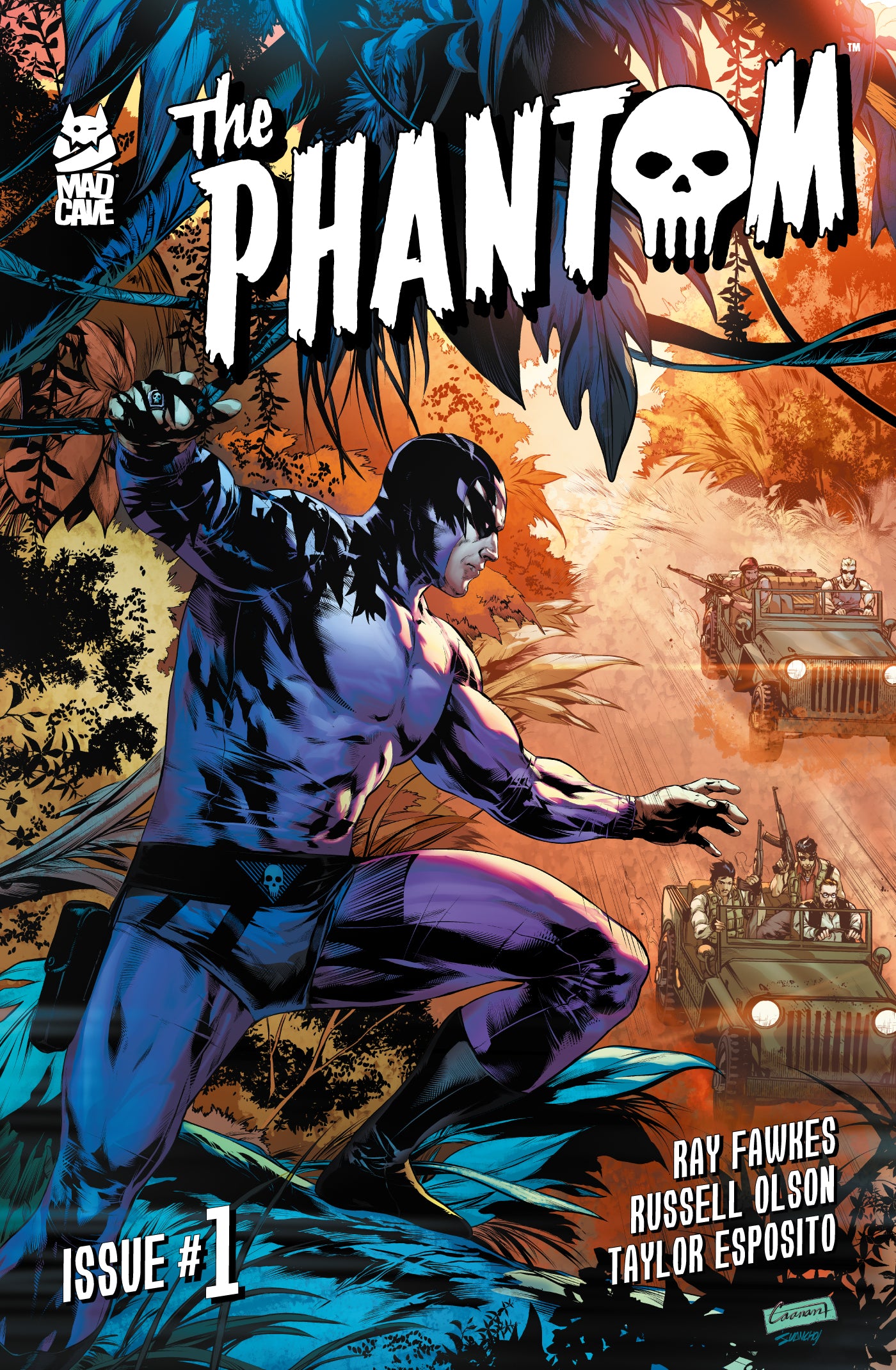 PHANTOM #1 CVR B CAANAN WHITE SEQUENTIAL BATTLE SCENE VAR