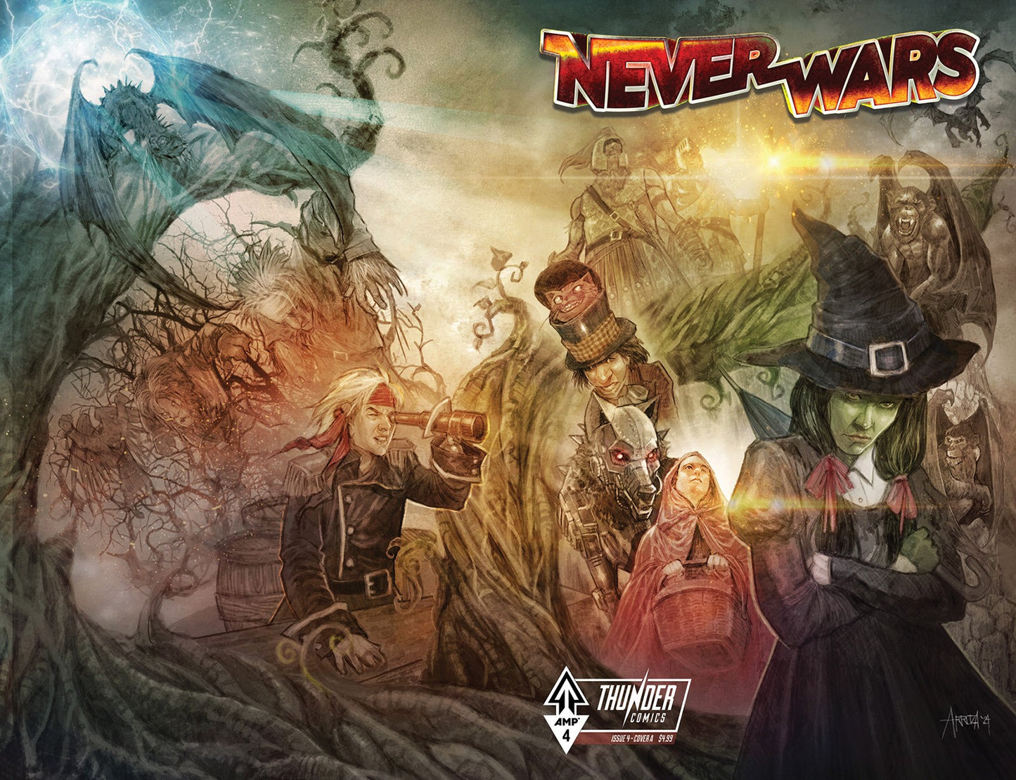 NEVERWARS #4 (OF 8) CVR A ERWIN J ARROZA WRAPAROUND