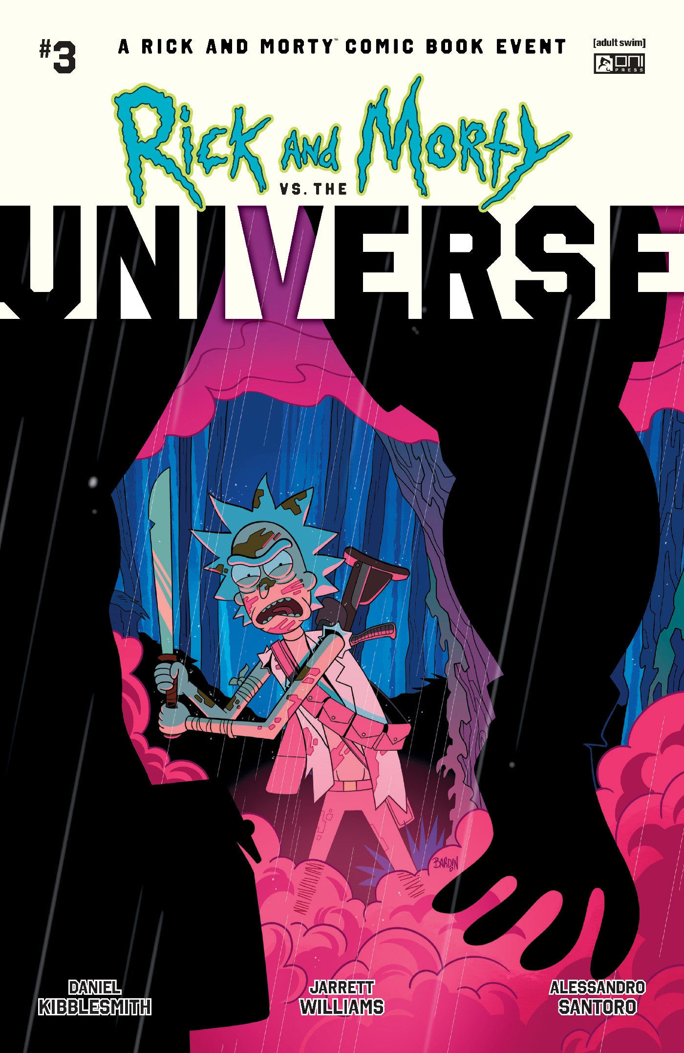 RICK AND MORTY VS THE UNIVERSE #3 (OF 4) CVR A DAVE BARDIN