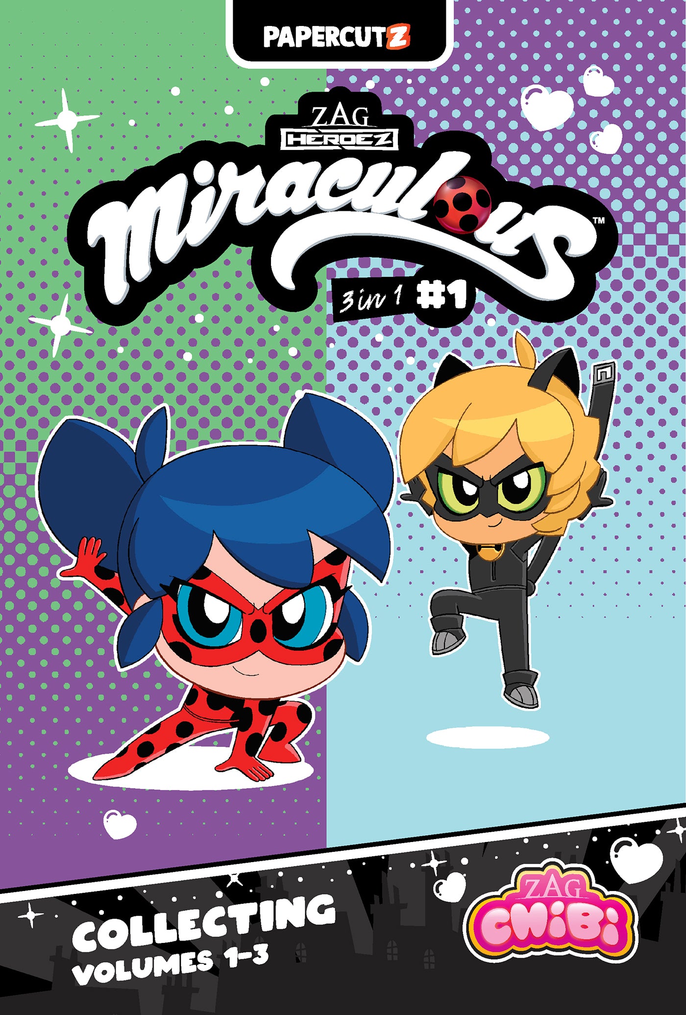 MIRACULOUS LADYBUG CHIBI 3 IN 1 TP VOL 01