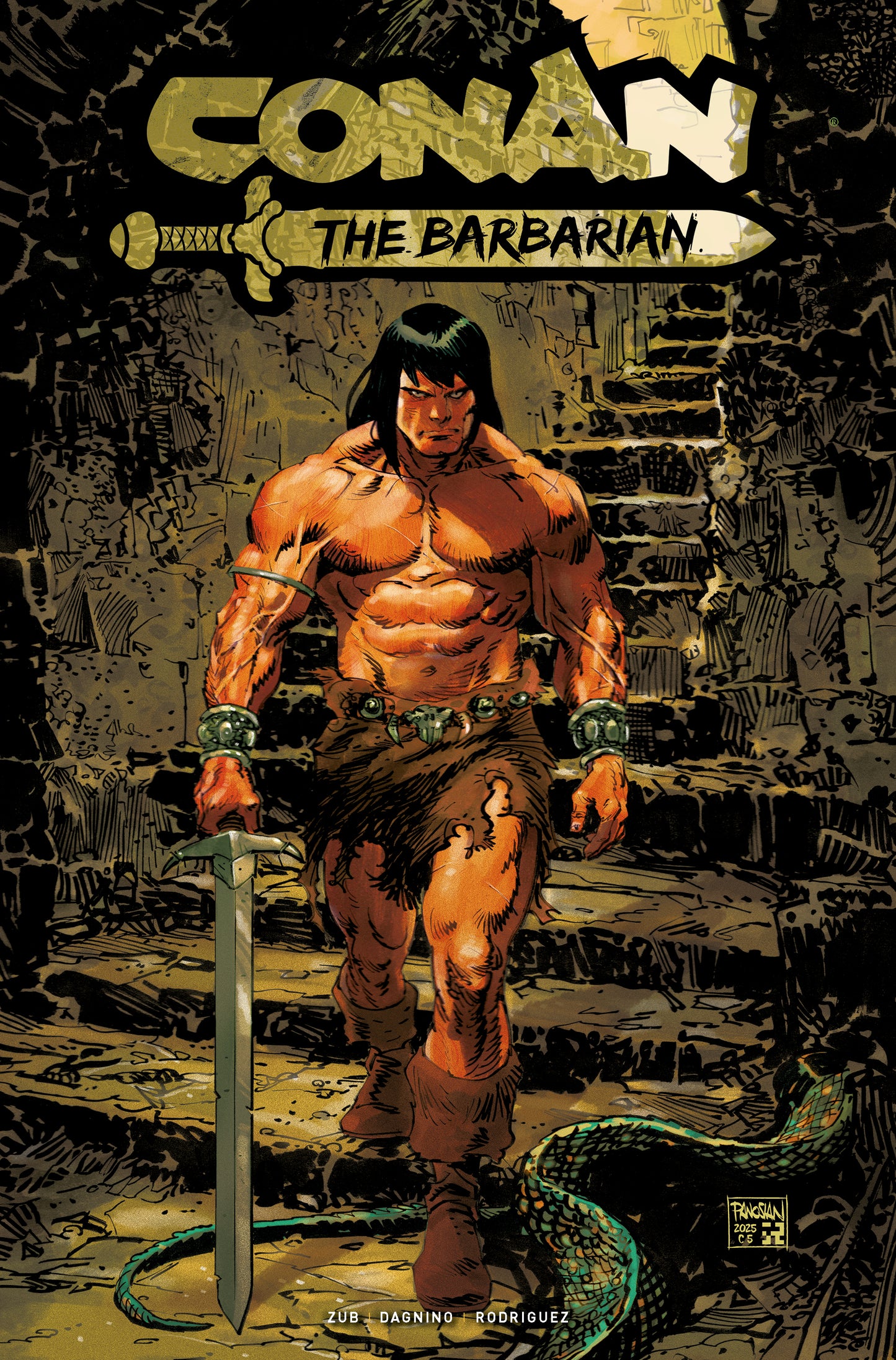 CONAN THE BARBARIAN #24 CVR D DAN PANOSIAN FOIL VIRGIN VAR (MR)