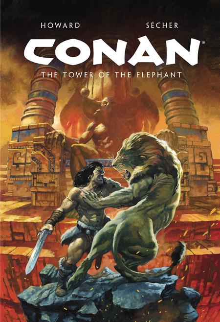 CONAN ILLUSTRATED THE TOWER OF THE ELEPHANT HC (MR)