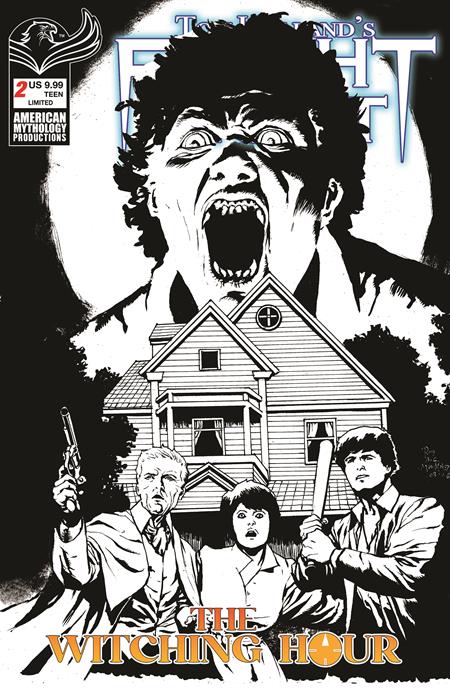 FRIGHT NIGHT WITCHING HOUR #2 (OF 2) CVR E ROY ALLAN MARTINEZ LTD B&W VAR Limited to only 350 copies. Allocations may occur.