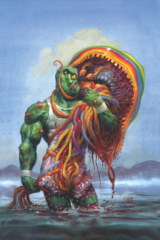 TOXIC AVENGER COMICS #4 CVR C FRED HARPER WITH EXCLUSIVE TRADING CARD BY TBA VAR (MR)