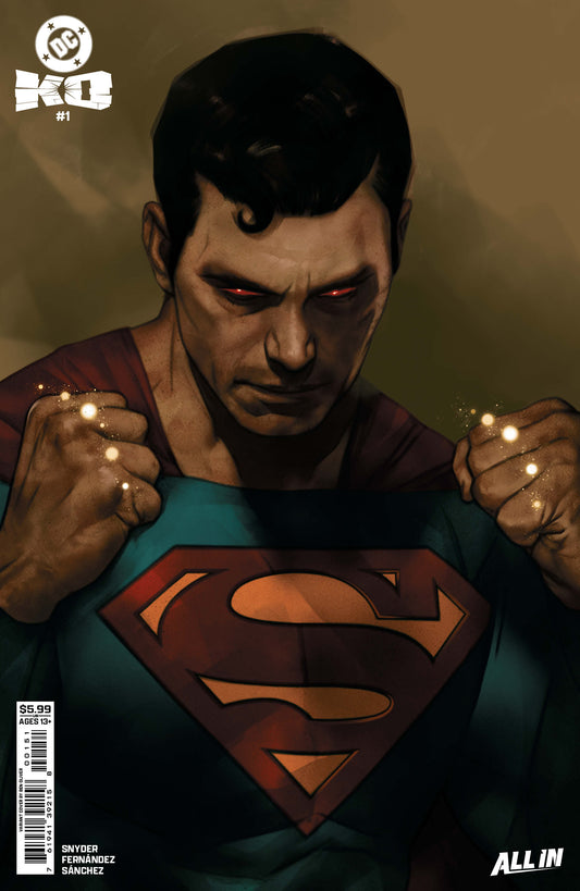 DC K.O. #1 (OF 4) CVR G BEN OLIVER FACE-OFF CARD STOCK VAR