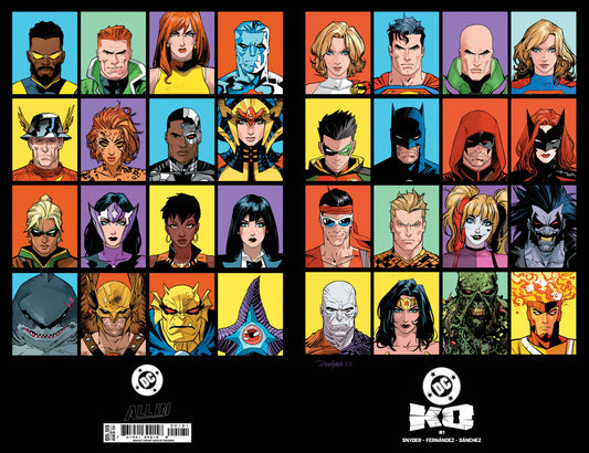 DC K.O. #1 (OF 4) CVR H DAN MORA BRACKET WRAPAROUND CARD STOCK VAR