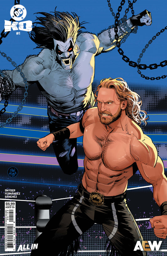 DC K.O. #1 (OF 4) CVR K DAN MORA HANGMAN ADAM PAGE AEW CAMEO CARD STOCK VAR