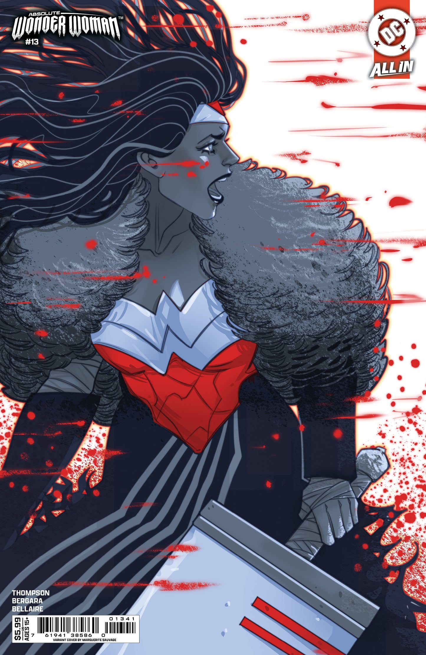 ABSOLUTE WONDER WOMAN #13 CVR D MARGUERITE SAUVAGE CARD STOCK VAR