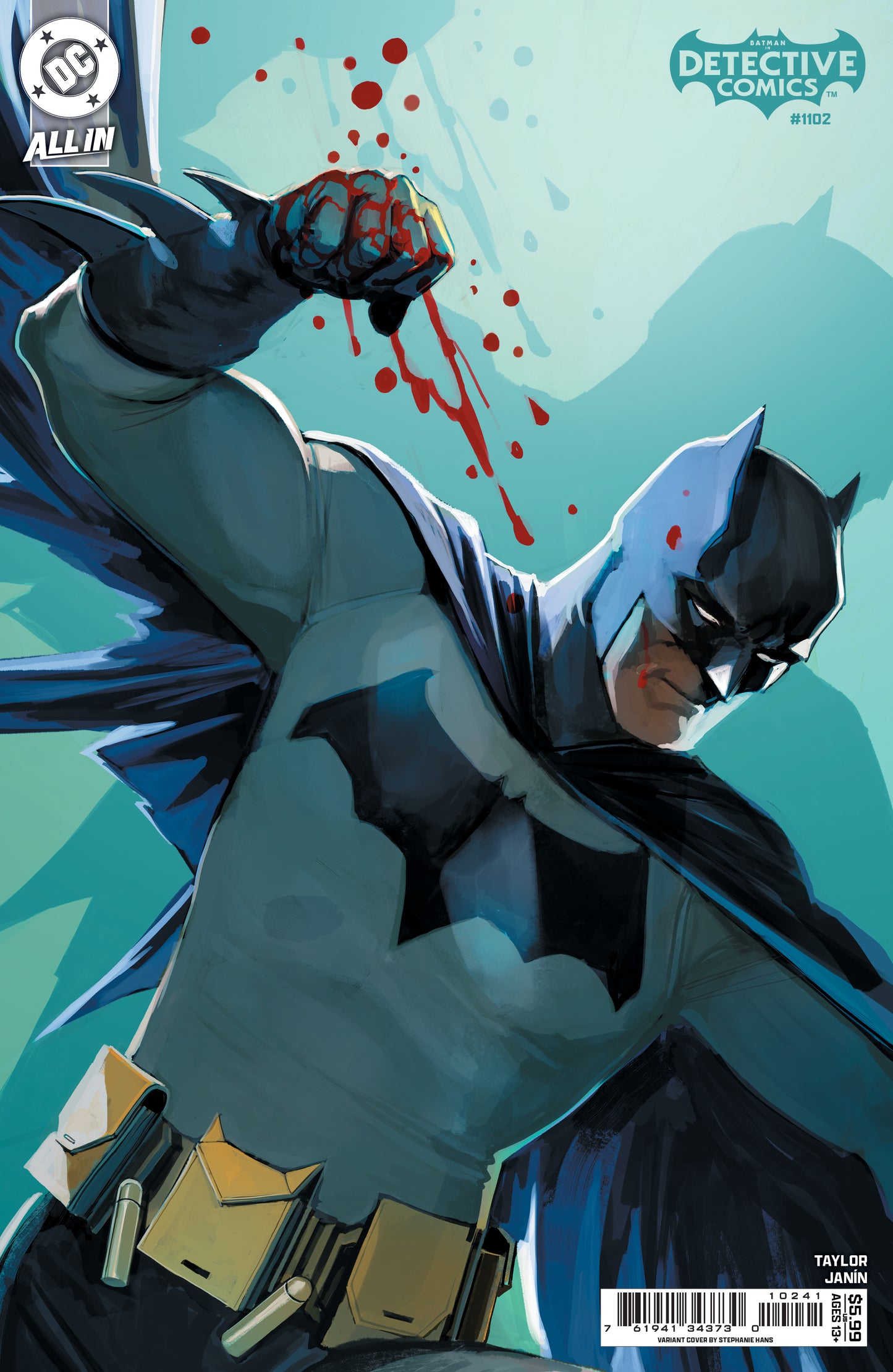 DETECTIVE COMICS #1102 CVR D STEPHANIE HANS CARD STOCK VAR