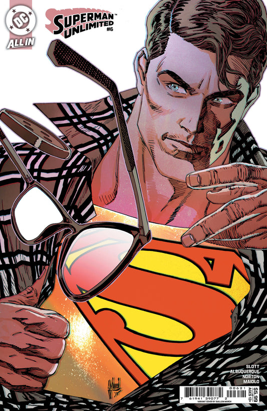 SUPERMAN UNLIMITED #6 CVR C GUILLEM MARCH CARD STOCK VAR