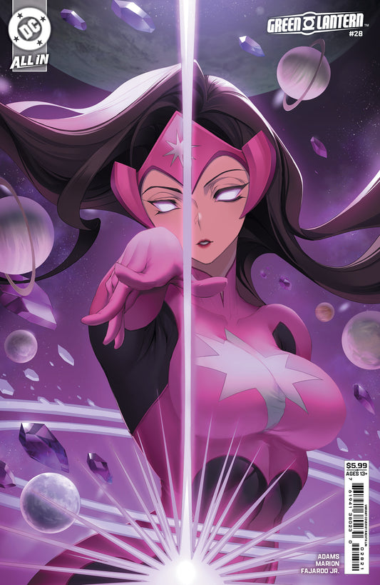 GREEN LANTERN #28 CVR B RACHTA LIN CARD STOCK VAR
