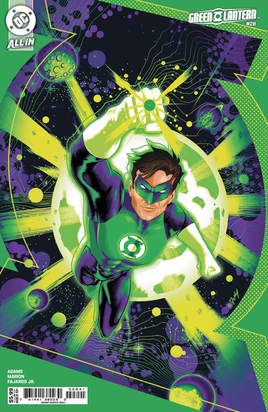 GREEN LANTERN #28 CVR D DOALY CARD STOCK VAR