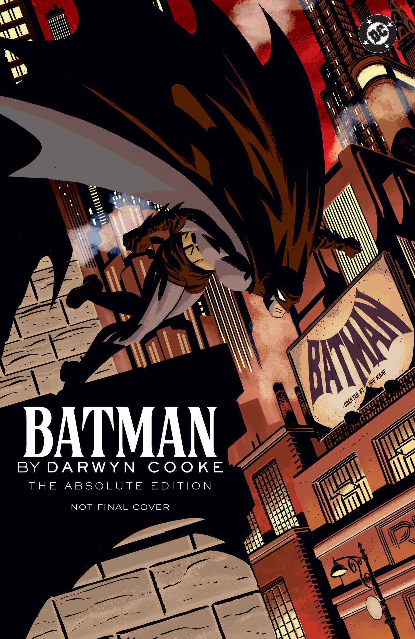BATMAN BY DARWYN COOKE THE ABSOLUTE EDITION HC Previously FOCd on 9-22-25