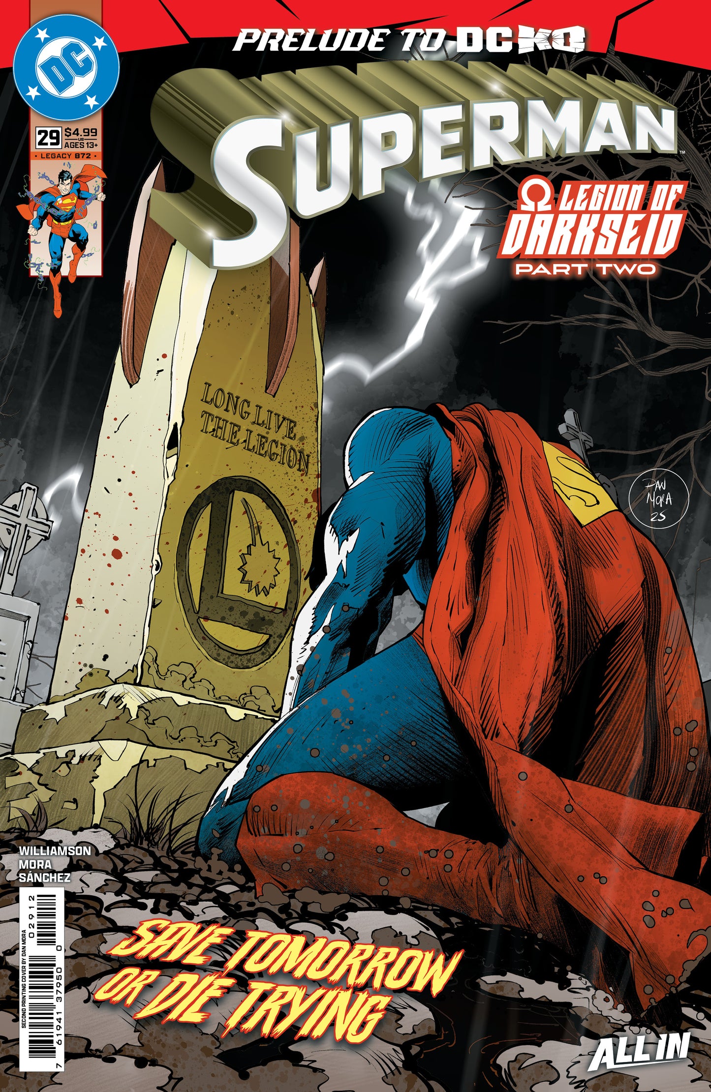 SUPERMAN #29 Second Printing (DC K.O.)
