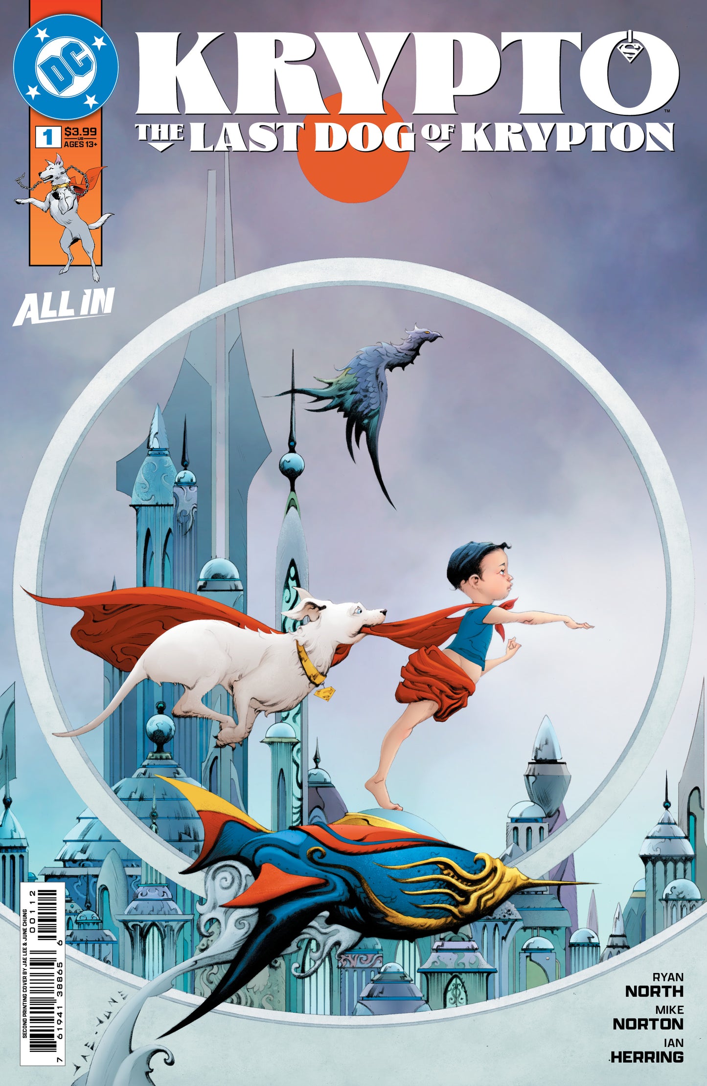 KRYPTO THE LAST DOG OF KRYPTON #1 (OF 5) Second Printing