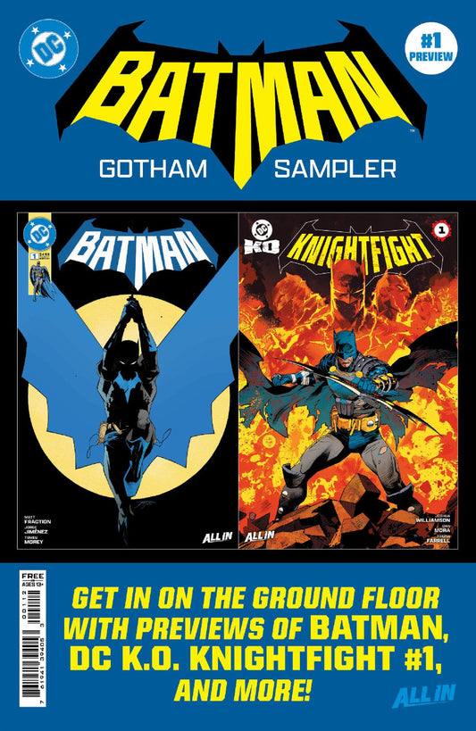 BATMAN DAY 2025 - BATMAN GOTHAM SAMPLER Second Printing